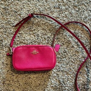 Pink coach purse